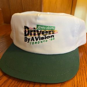 Vtg John Deere Driven by a Vision Hat Toronto ‘92